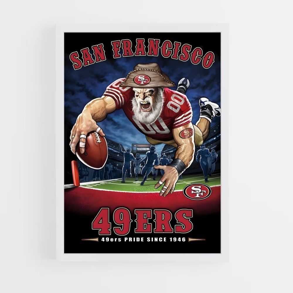 Poster Gold Rush 49ers (vue 3)